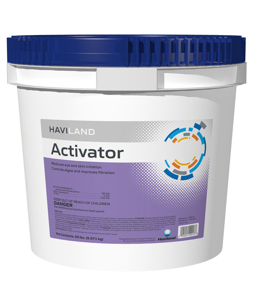 Activator - Water Clarifier and Algae Control - 20 Lbs.