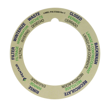 Tagelus Top Mount Valve Label