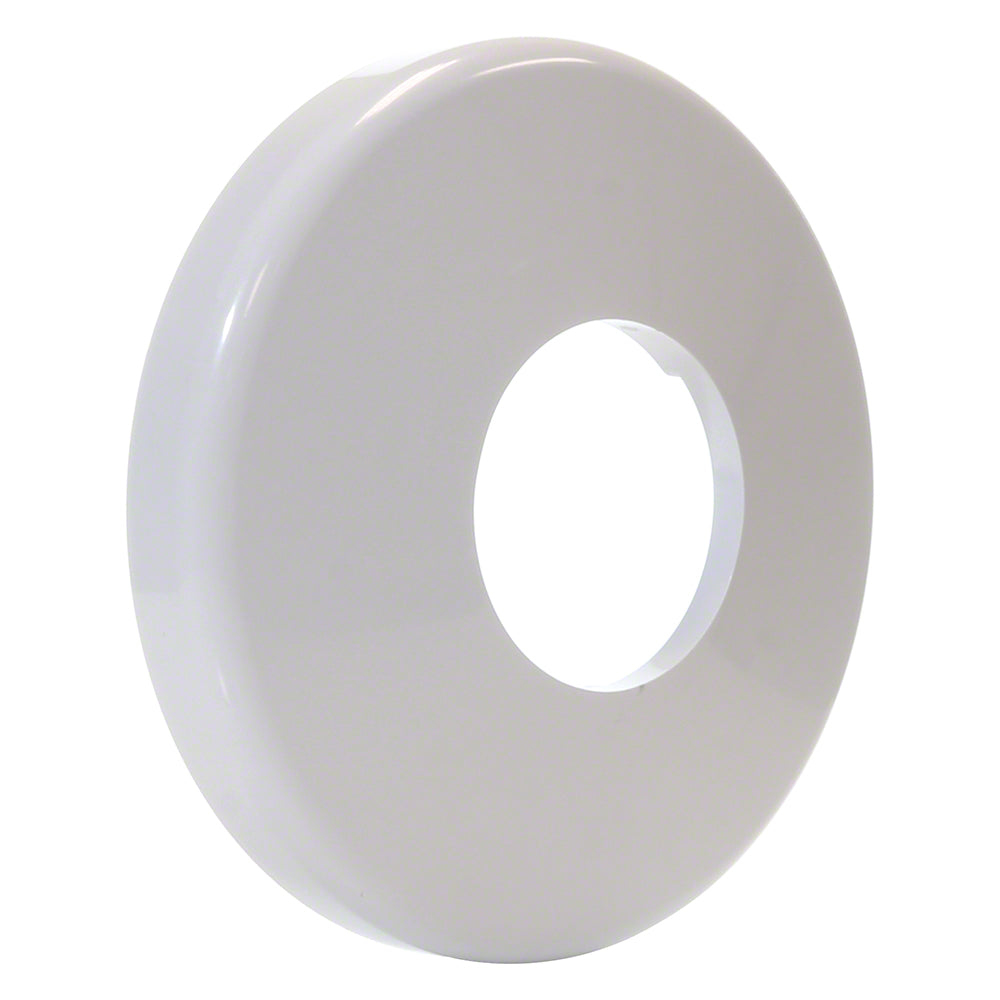 Plastic Escutcheon Plate 5 Inches - White