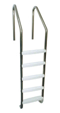 5-Step 23 Inch Wide Standard Plus Commercial Ladder 1.90 x .065 Inch - Plastic Treads
