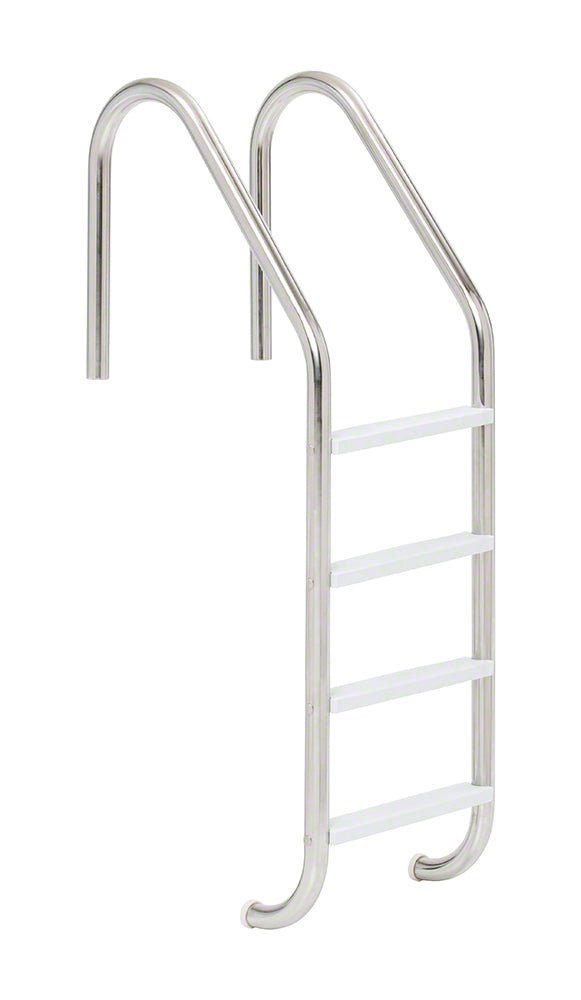 4-Step 24 Inch Economy Elite Vinyl Liner Ladder 1.90 x .049 Inch Marine Grade - Stainless Treads