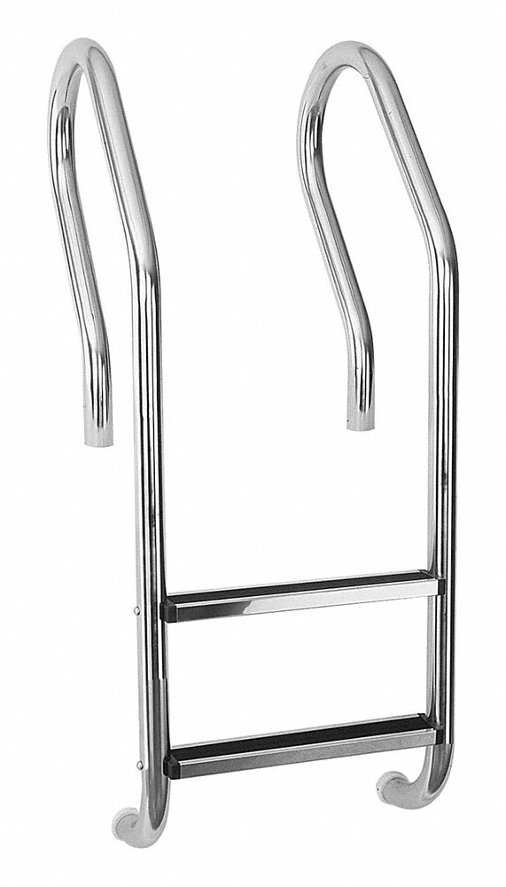 2-Step 12 Inch Wide Parallel-Look Econoline Ladder 1.90 x .049 Inch - Plastic Treads