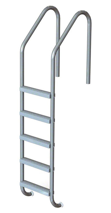 5-Step 27 Inch Wide Standard Ladder 1.50 x .120 Inch - Marine Grade