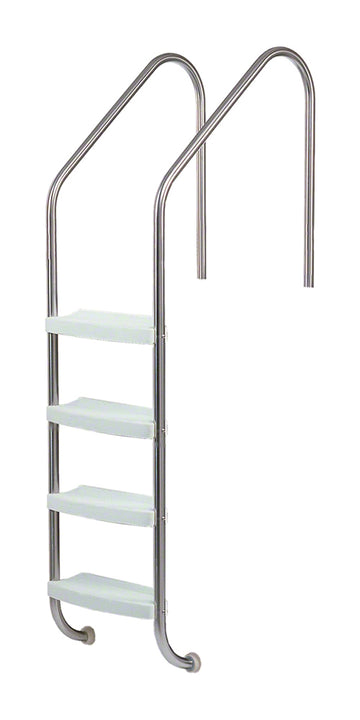 4-Step 25 Inch Wide Heavy-Duty Ladder 1.90 x .145 Inch