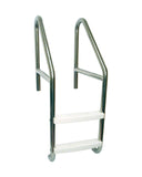 2-Step 35 Inch Wide Standard Cross-Braced Plus Commercial Ladder 1.90 x .065 Inch - Plastic Treads