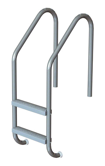 2-Step 35 Inch Wide Standard Ladder 1.50 x .120 Inch - Marine Grade