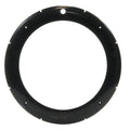 Large Plastic Snap-on Face Ring - Black