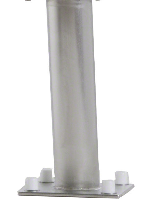 Swivel Seat Pedestal 3 Inches - Stainless Steel Silver Gray