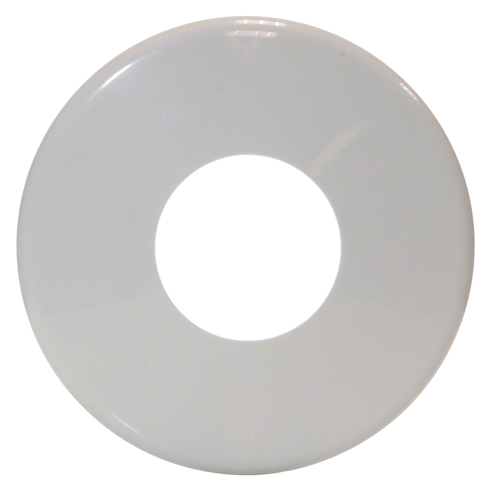 Plastic Escutcheon Plate - 1.50 Inch O.D. - White