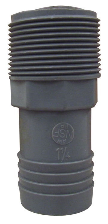 Insert Male Adapter 1-1/4 Inch Insert x MPT - PVC
