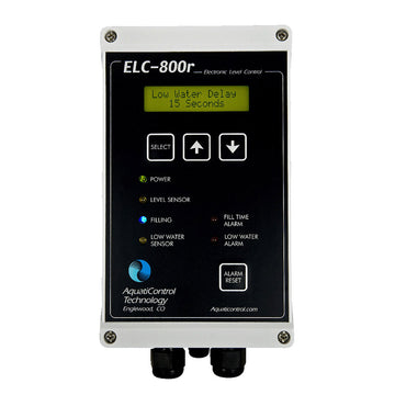 ELC-800R Single-Sensing Water Level Controller Sight Glass - 50 Foot Cord