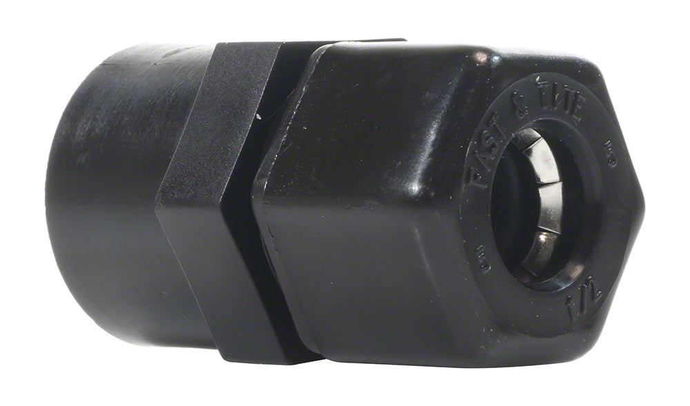 Female Connector 5/8 Inch O.D. x 1/2 Inch NPT - Tube to Pipe - Fast and Tite