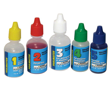 PoolMaster Basic Solutions Number 1-5 - 1/2 and 1 Ounce