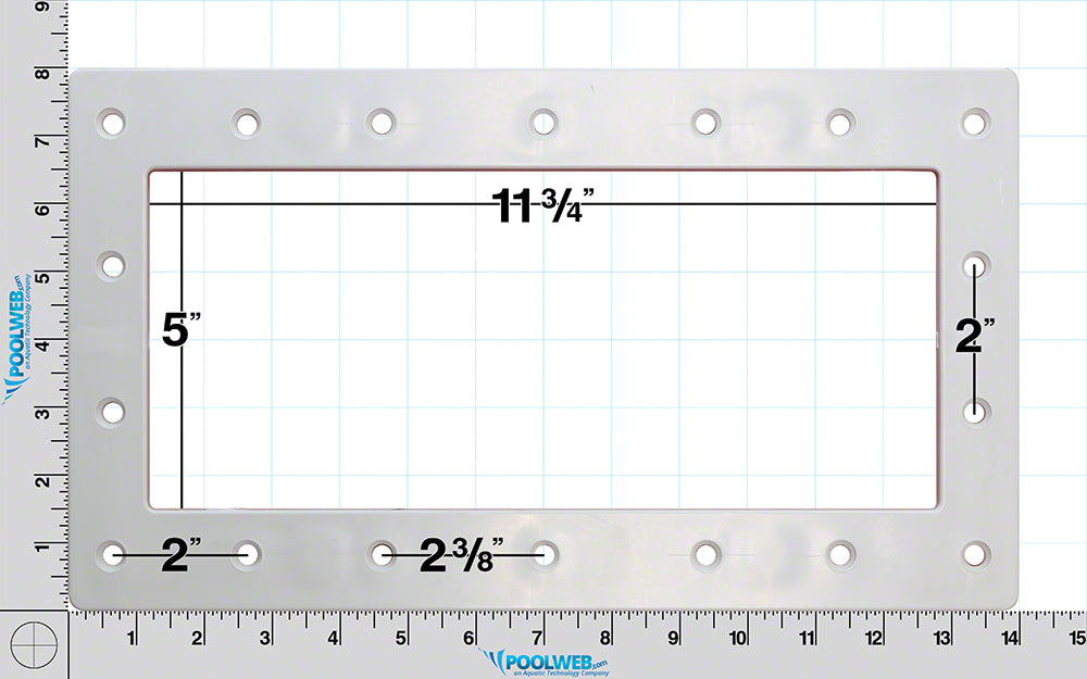 Front Access Skimmer Mounting Plate - Wide Mouth Flo Pro