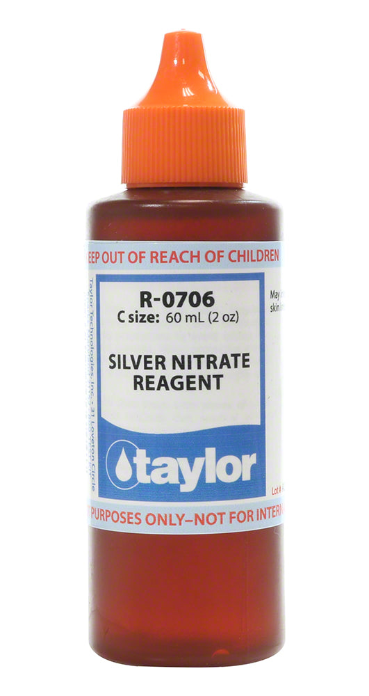 Taylor Silver Nitrate Reagent - 2 Oz. (60 mL) Dropper Bottle - R-0706-C