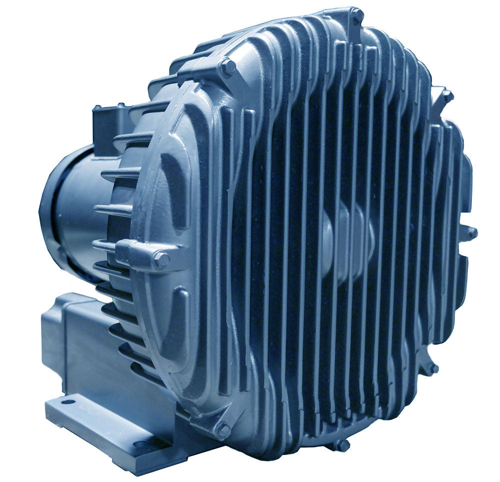Rotron Industrial Regenerative Blower 1 HP 3-Phase 230/460 Volts - TEFC Motor
