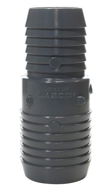 Reducing Insert Coupling 1-1/2 x 1-1/4 Inch - Insert x Reducing Insert - PVC