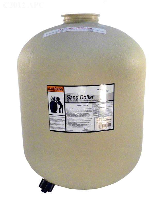 Sand Dollar SD60 Filter Tank with Drain - Almond
