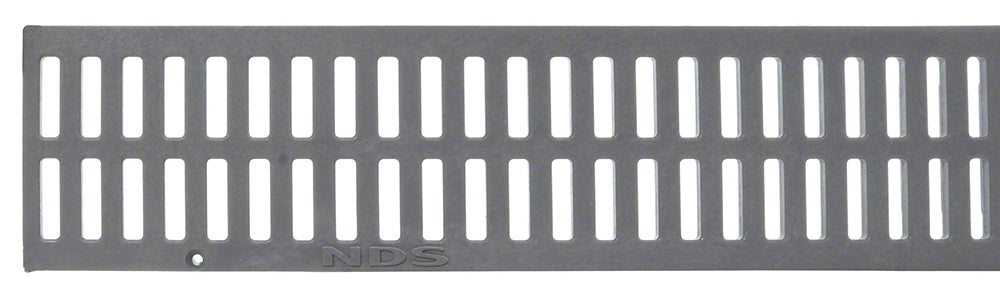 Channel Grate 2-3/4 Inch - 3 Foot Length - Gray