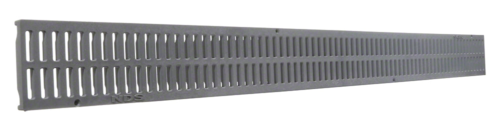Channel Grate 2-3/4 Inch - 3 Foot Length - Gray