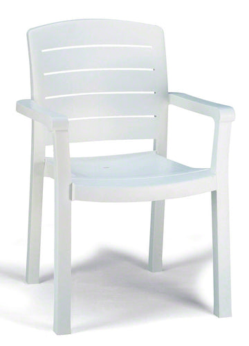 Acadia Classic Dining Armchair - White (Must Order in Multiples of 4)