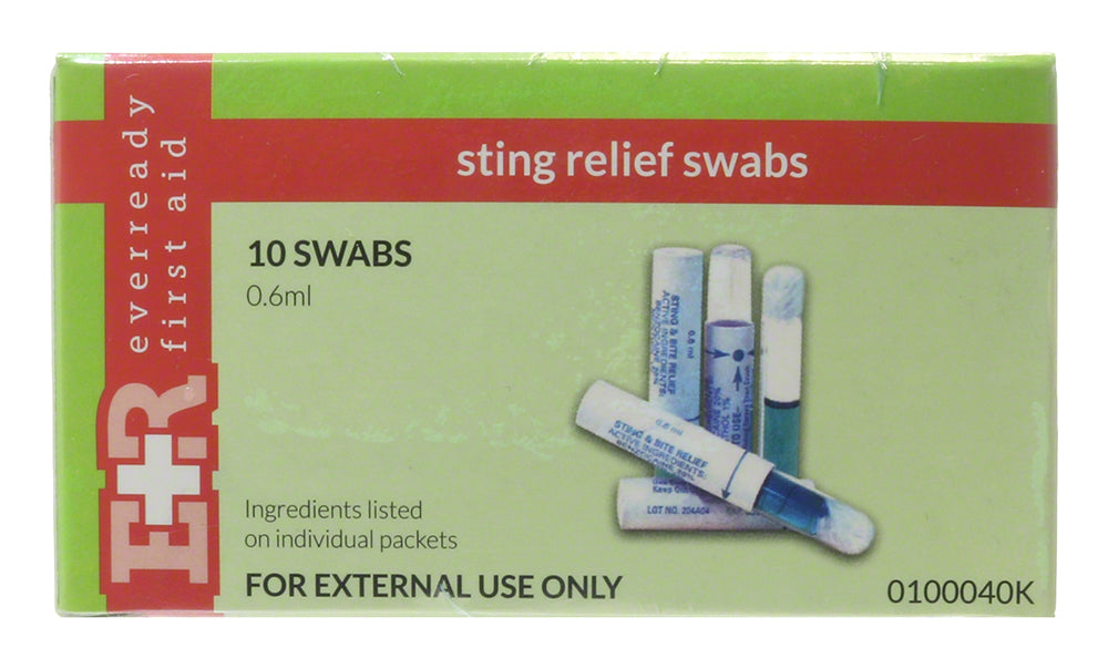 Medicaine Sting and Bite Relief Swab - Box of 10