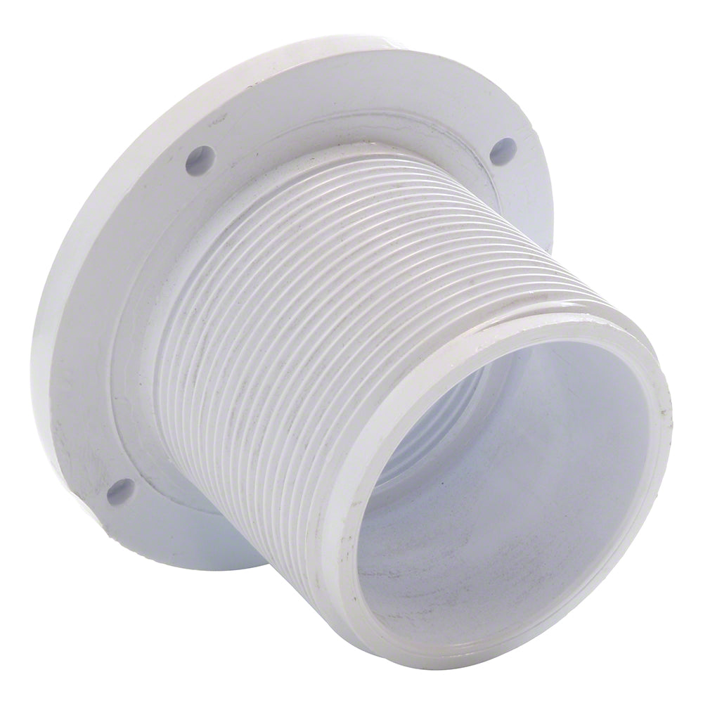 Long Body Return Fitting - 1-1/2 Inch Threaded x 1-1/2 Inch Socket - White