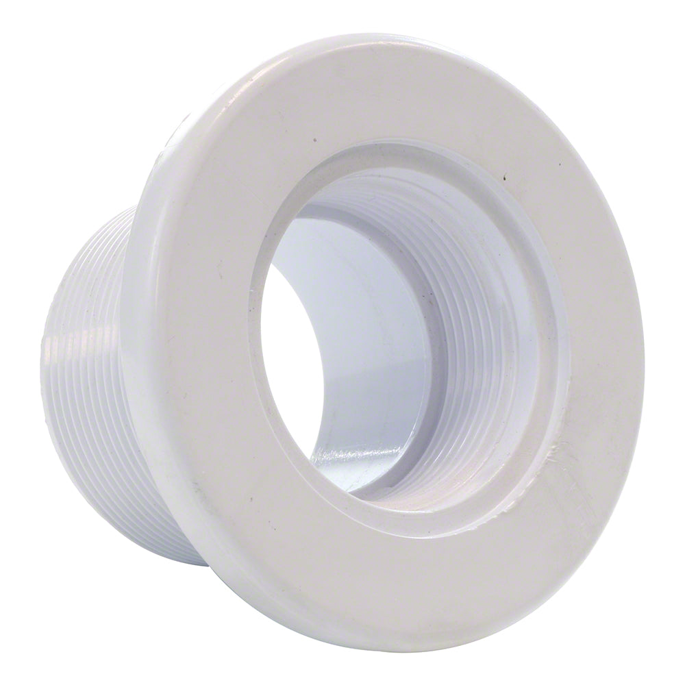 Long Body Return Fitting - 1-1/2 Inch Threaded x 1-1/2 Inch Socket - White
