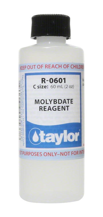 Taylor Molybdate Reagent - 2 Oz. (60 mL) Dropper Bottle - R-0601-C-DB