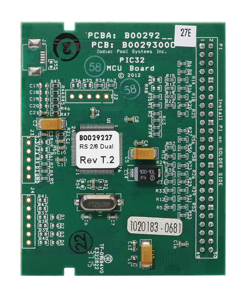 AquaLink RS2/6 and PDA PC 50-Pin CPU Board