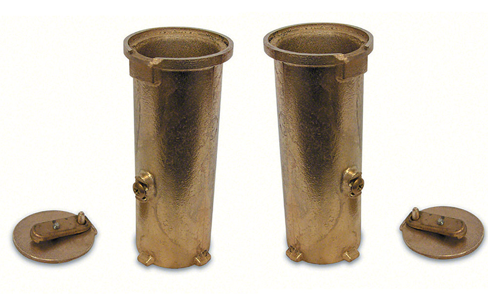 Bronze Anchor Socket 1.90 O.D. x 6 Inch AS-100D - Package of 2