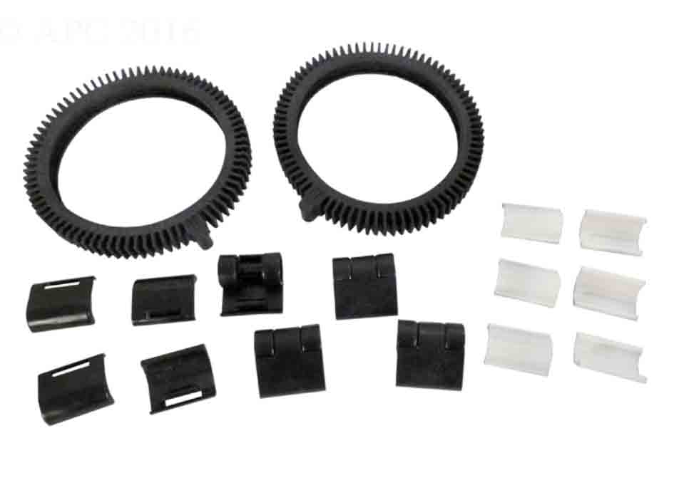 2 Wheel Limited Edition Tune Up Kit - Black (2 Tires, 6 Vanes, 4/4 Skirts)