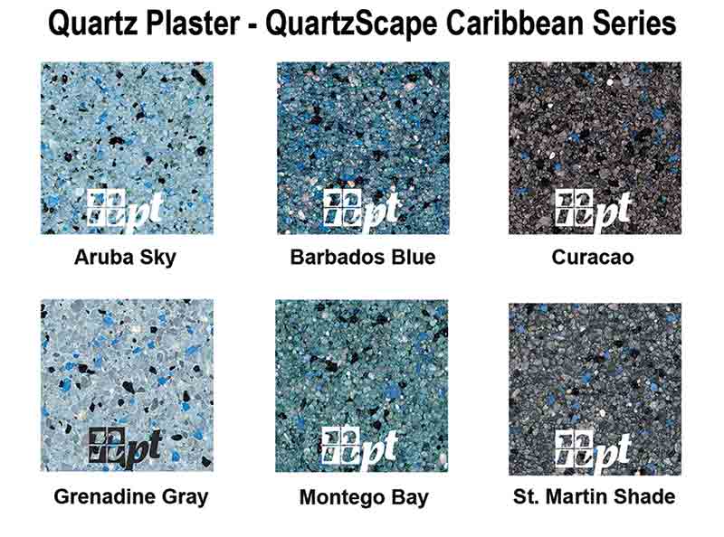 Quartz Plaster Pool Repair - Fast Set - 50 Pounds - QuartzScape Colors