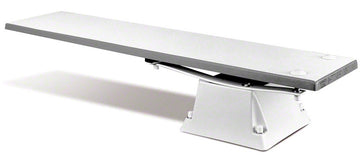 Supreme 656 Stand With 6 Foot Frontier III Diving Board - White Stand - Radiant White Board With Matching Tread