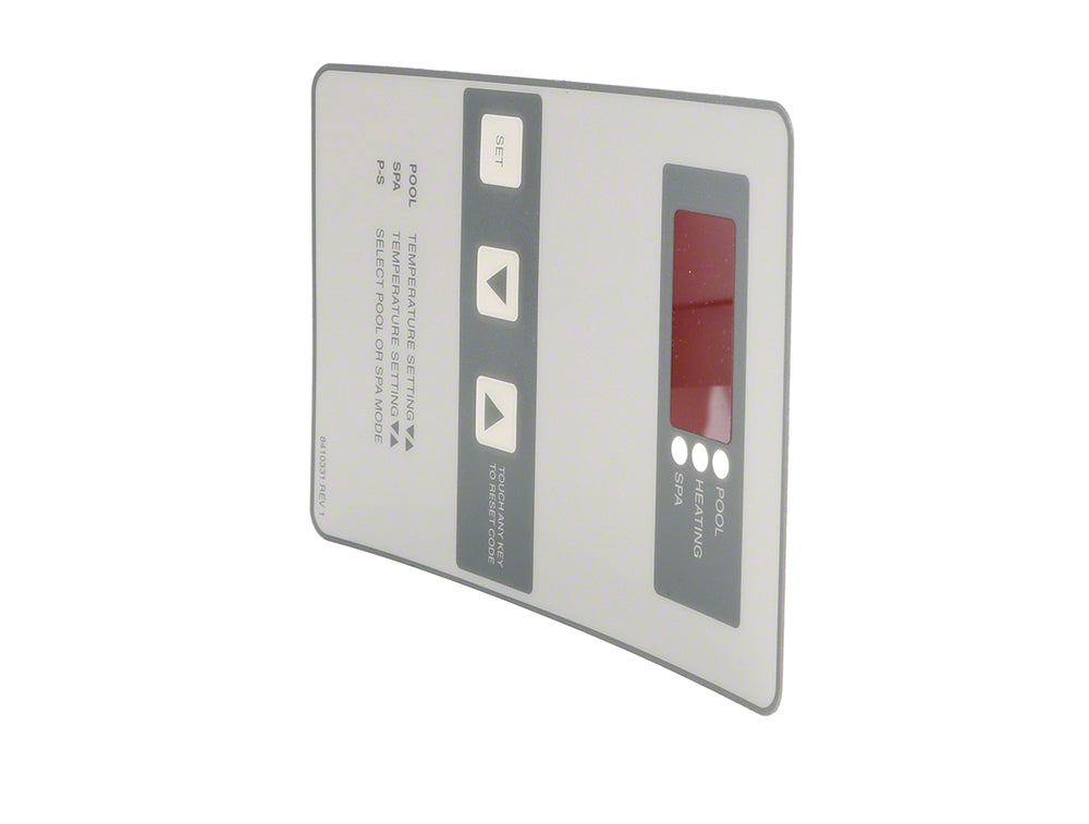 Digital LCD Control Panel Label