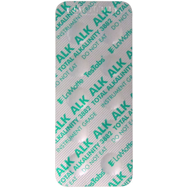 LaMotte Alkalinity Test Tablets Instrument Grade - Strip of 10 Tabs - 3882A-M