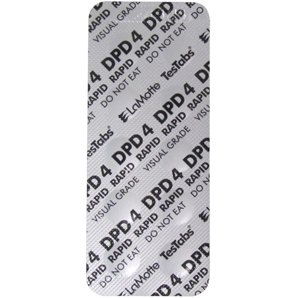 LaMotte DPD #4 Tablets Rapid Dissolve - Strip of 10 Tabs - 6899A-M