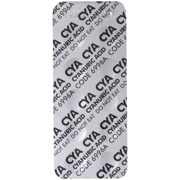 LaMotte Cyanuric Acid Test Tablets Instrument Grade - Strip of 10 Tabs - 6996A