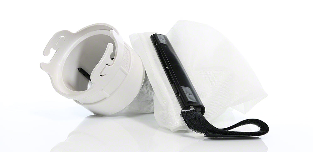 Legend Debris Bag With Snap Lock - White Fine Mesh