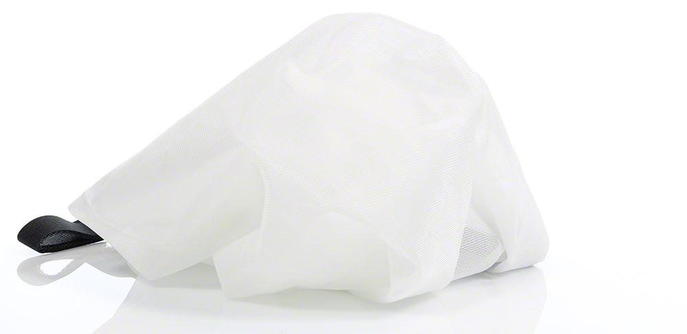 Legend Debris Bag With Snap Lock - White Fine Mesh