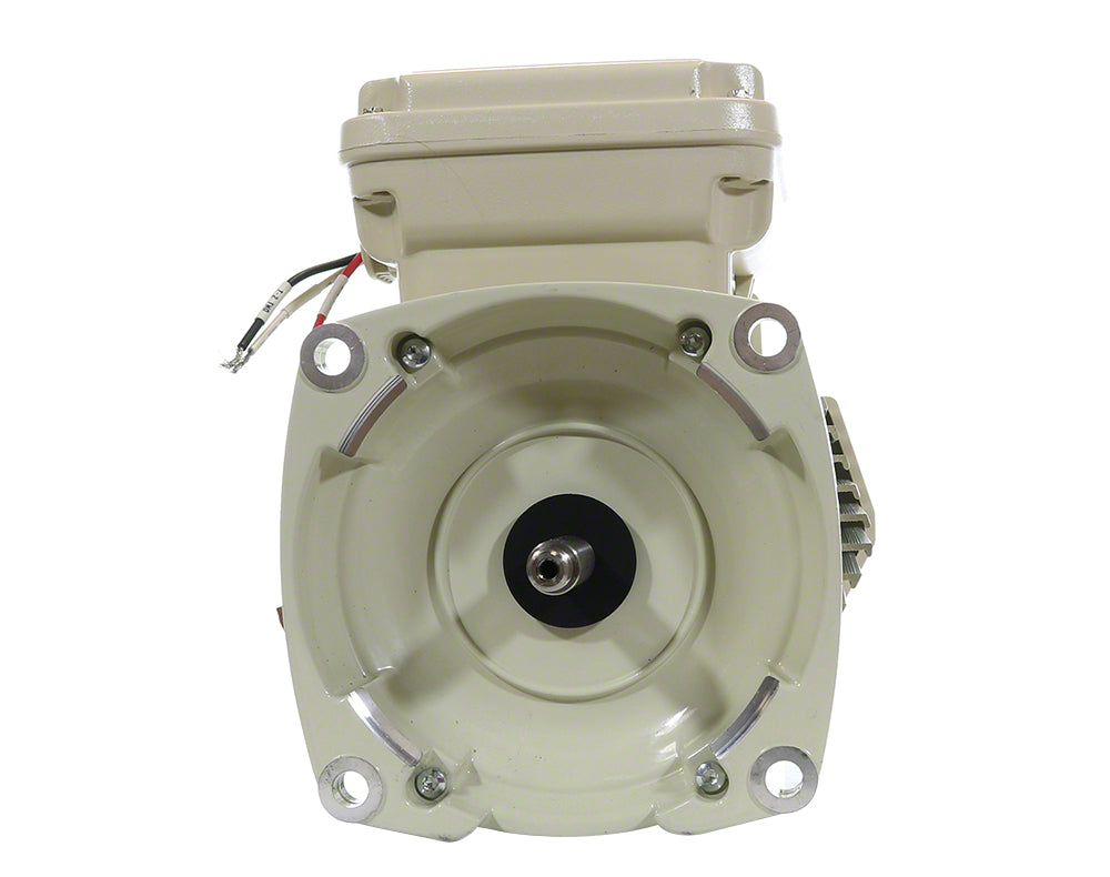 1 HP Pump Motor Square Flange - 1-Speed 3-Phase 208-230/460 Volts 60 Hz - TEFC Black