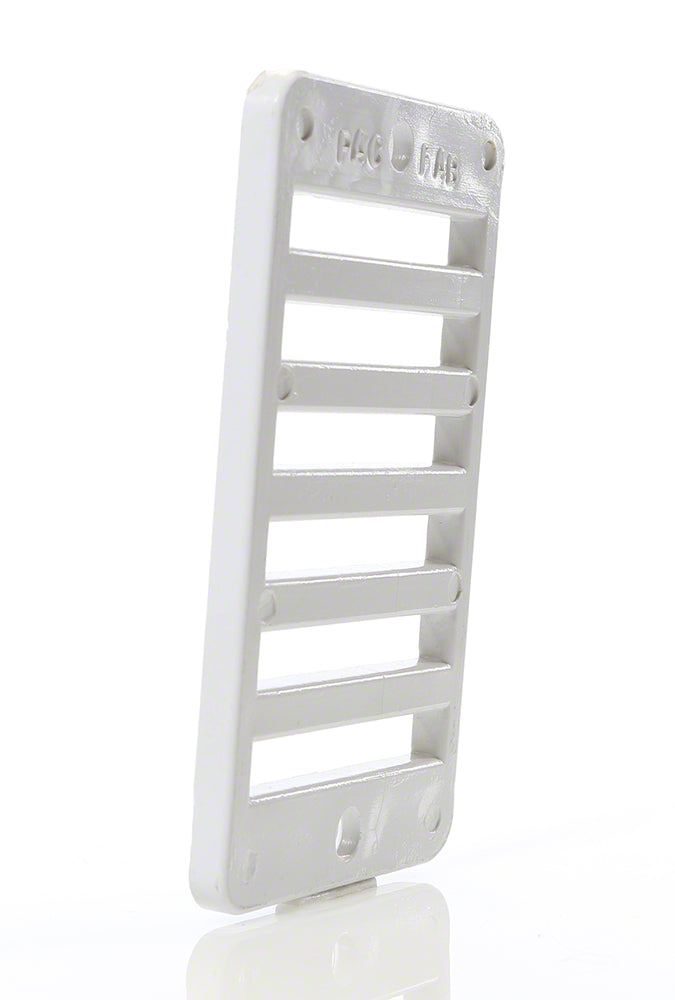 Hi-Style Gutter Grate Replacement - 2 x 4 Inch - White