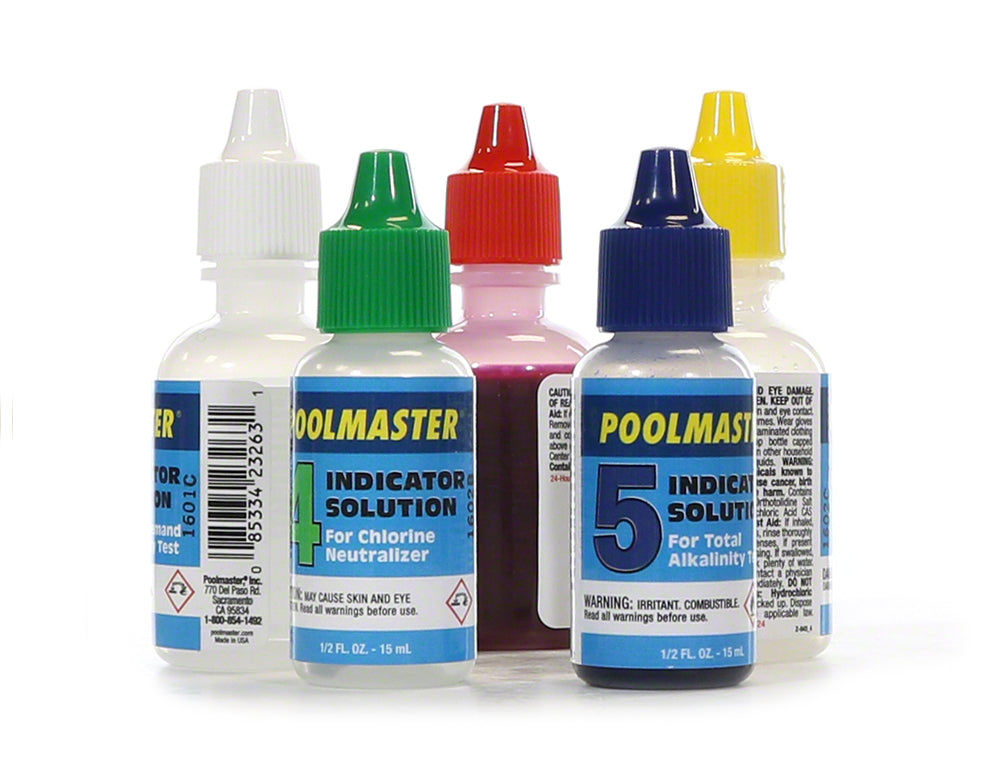 PoolMaster Basic Solutions Number 1-5 - 1/2 and 1 Ounce