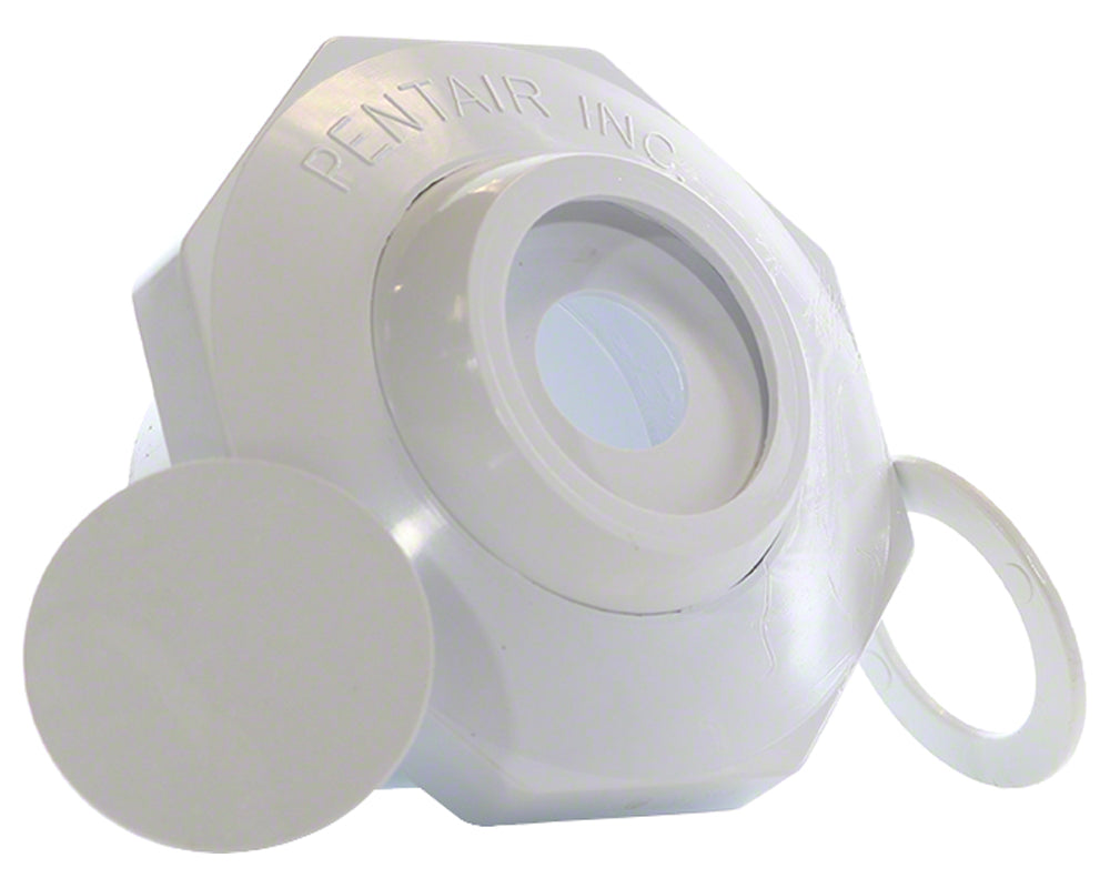 Gunite Return Fitting Inlet and Reducers - 1-1/2 Inch Slip - White