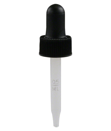 Taylor Pipet 0.5 mL Calibrated - Plastic (Eye Dropper) With Cap - 4028