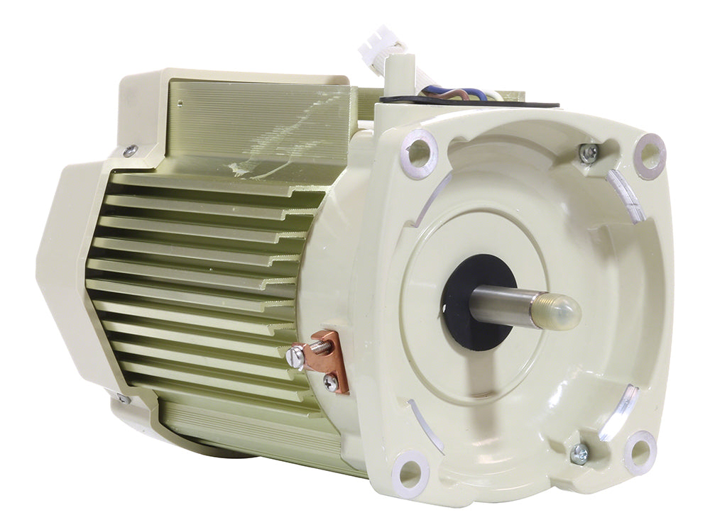 3 HP Pump Motor 56Y Square Flange - 2 Speed 230 Volts 60 Hz - Energy Efficient Full-Rated - Almond
