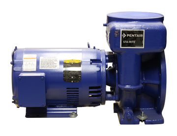 CSP Series Model CSPHL3-143MS2 Cast Iron 10 HP 230/460 Volts 3-Phase Pump - High Energy Premium Motor - 6 x 4 Inch