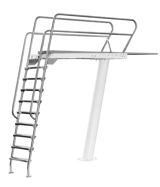 Ladder, 3Step Stainless Steel Dive Length:36 - Budget Marine Ladder, 3Step Stainless Steel Dive Length:36 - Budget Marine