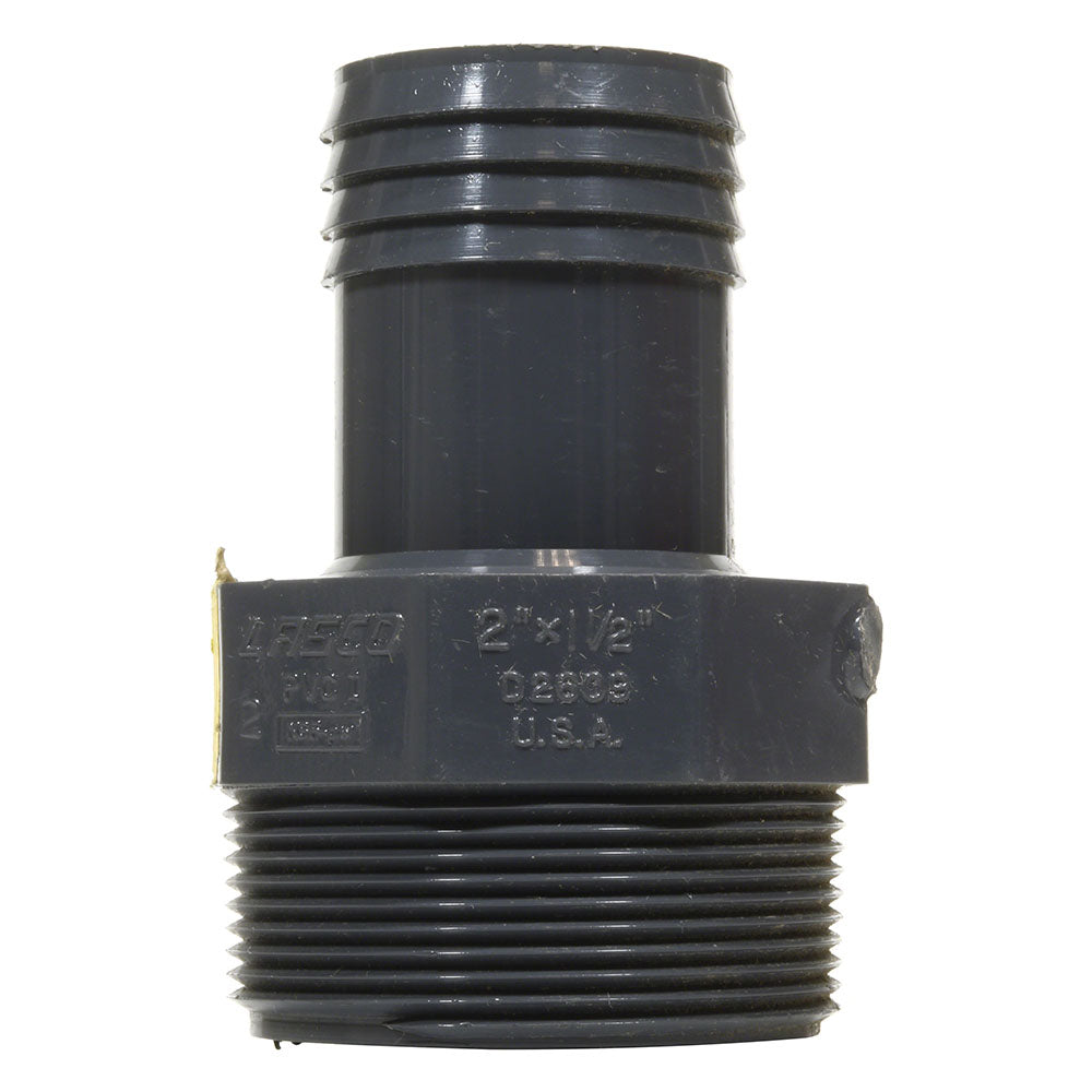 2 x 1 1/2 Inch Insert Male Adapter, MPT x Reducing Insert - Schedule 40 ...