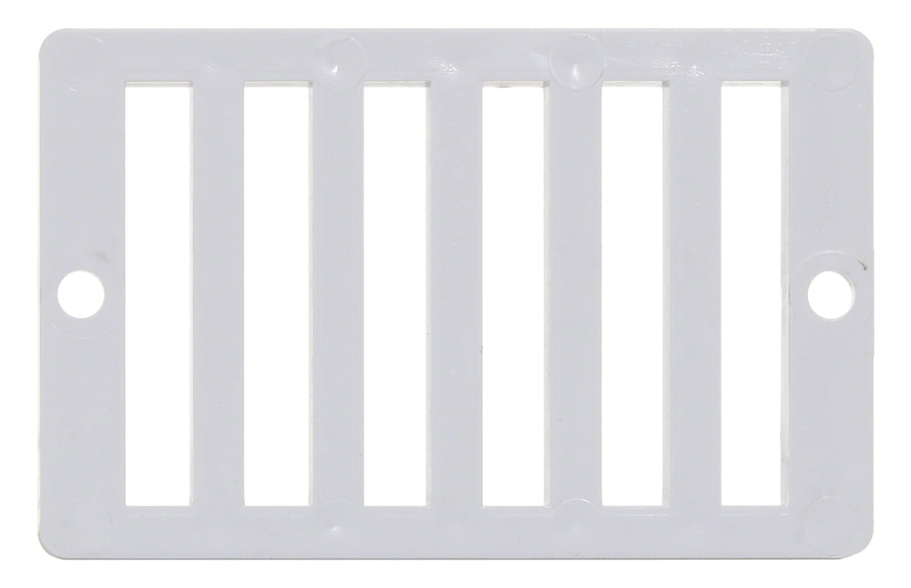 Gutter Grate Replacement - 2 x 4 Inch - Fits 542037 and 540063 - White